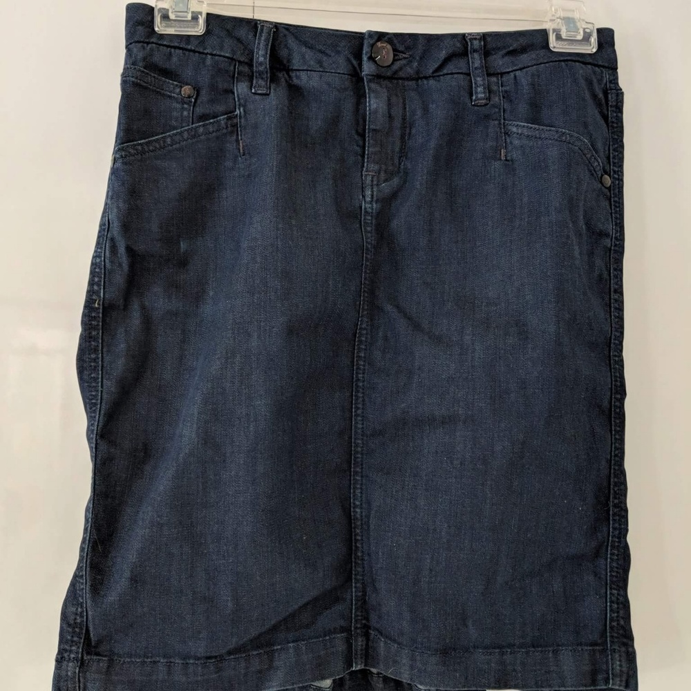 Level 99 Many Moods Denim Pencil Skirt - Picture 3 of 4